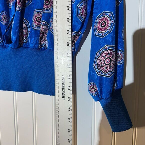 VTG Castleberry Blue Two-Piece Set | 70s Preppy, Retro Boho, Statement Fashion - Picture 5 of 11